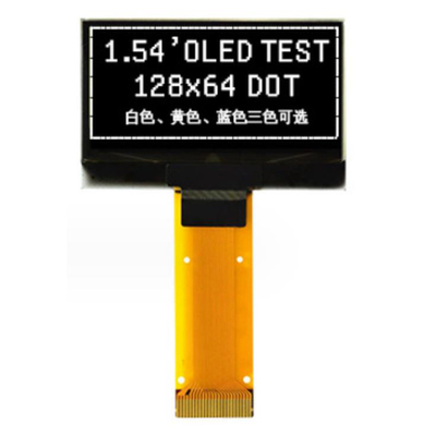 1صفحه نمایش مونوکروم.54 اینچی OLED SSD1309 با رابط های SPI موازی و 4 سیم