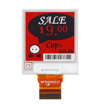 E-Paper Module Digital Display 1.54&quot; 3 رنگ EPD 24 پین ESL E-Ink 200*200 نقطه رابط SPI اپتیک تمام زاویه های مشاهده