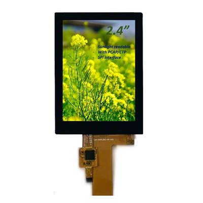 ماژول LCD صفحه لمسی 2.4 اینچ صفحه نمایش قابل خواندن نور خورشید، 2.4 اینچ تمام زاویه مشاهده صفحه لمسی LCD