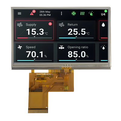 4ماژول LCD IPS TFT با رزولوشن 480x272 پیکسل و رابط RGB