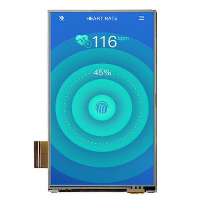 4.3 اینچ 480X800 IPS TFT LCD Display Portrait Type 4.3 اینچ RGB Interface صفحه نمایش TFT