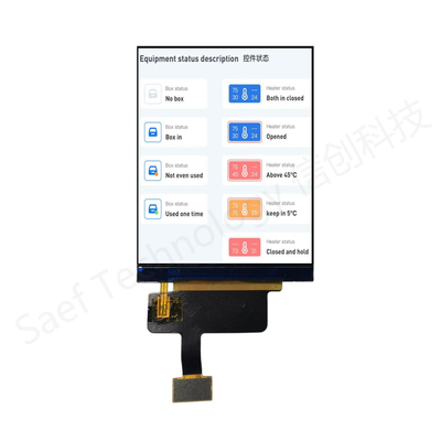 صفحه نمایش LCD TFT قابل مشاهده در نور خورشید - ماژول نمایش صنعتی RGB 480x640