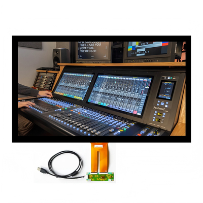 نمایشگر صنعتی 21.5 اینچی TFT با 10 نقطه لمسی | Full HD 1920x1080 | رابط LVDS دوگانه | 2 سال گارانتی