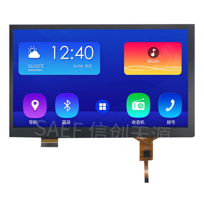 صفحه لمسی پزشکی 7 اینچ، صفحه لمسی PCAP 1024X600 IPS TFT LCD RGB/mipi رابط W/ Capacitive Touch Screen