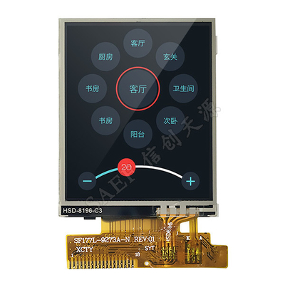 1صفحه نمایش لمسی ال سی دی 77 اینچی صفحه نمایش لمسی 128x160 TN برای دستگاه های هوشمند صفحه نمایش جلو