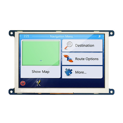 رابط سریال SPI صفحه نمایش 5 اینچی TFT LCD 800x480 نقطه IPS درجه خودرو