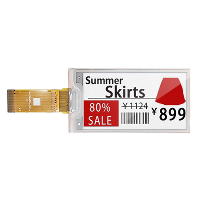 پنل جوهر E 2.66 اینچی 3 رنگ، صفحه نمایش کاغذ الکترونیکی رابط SPI