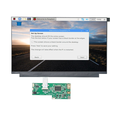 صفحه نمایش 13.3 اینچی 1920x1080 FHD Raspberry Pi HDMI TFT LCD با PCAP خازنی