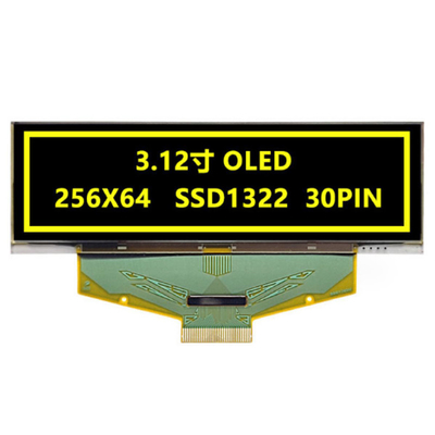 ماژول صفحه نمایش OLED داخلی، 3.12 " 256 * 64 نقطه ماژول صفحه نمایش OLED، کنترل کننده ماژول صفحه نمایش OLED