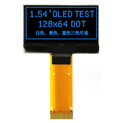 1صفحه نمایش مونوکروم.54 اینچی OLED SSD1309 با رابط های SPI موازی و 4 سیم