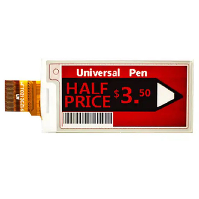 2.13 اینچ صفحه نمایش رنگ E-paper E-Ink، 2.13 اینچ EPD رنگ E-Ink E-paper برای خرده فروشی