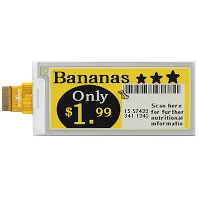 2.13 اینچ صفحه نمایش رنگ E-paper E-Ink، 2.13 اینچ EPD رنگ E-Ink E-paper برای خرده فروشی
