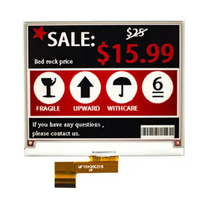 4.2 اینچ رنگ E- Ink EPaper Display 400*300 نقطه برای نشانه گذاری مصرف برق کم Ultra-thin Display