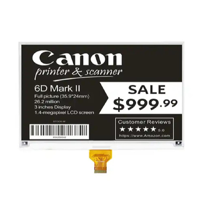 مصرف برق کم 7.5 اینچ E-Ink E-Paper Display، Epaper صفحه نمایش سه رنگی سیاه، سفید و قرمز