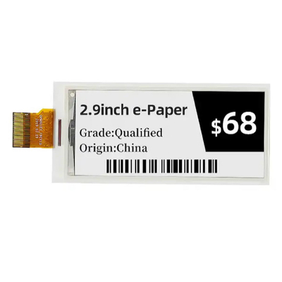 2.9 اینچ ESL صفحه نمایش الکترونیکی Epaper Eink برچسب قیمت دیجیتال برچسب قفسه