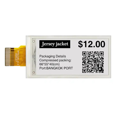 رفرش سریع Eink 2.9 اینچ 296x128 رزولوشن سیاه سفید قرمز E-Ink Epaper Display Module