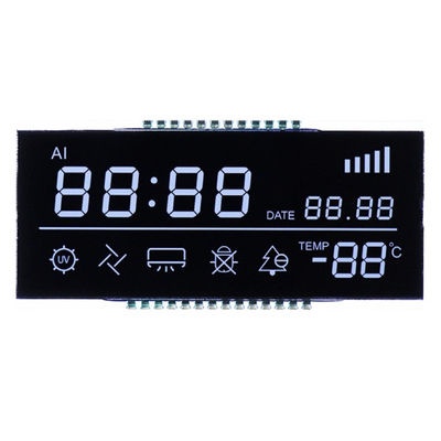 پانل LCD TN سفارشی، LCD متر با ولتاژ، جریان، درجه حرارت، کاراکترهای قدرت / بخش ها