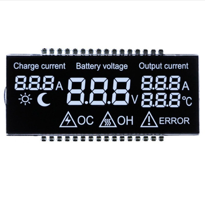 پانل LCD TN سفارشی، LCD متر با ولتاژ، جریان، درجه حرارت، کاراکترهای قدرت / بخش ها