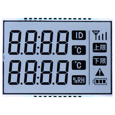پانل LCD TN سفارشی، LCD متر با ولتاژ، جریان، درجه حرارت، کاراکترهای قدرت / بخش ها