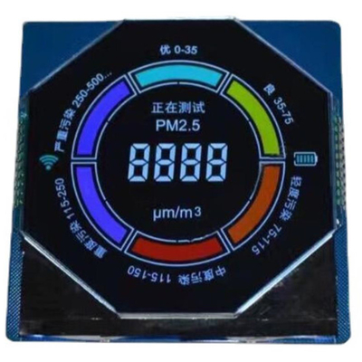 صفحه نمایش LCD بخش سفارشی برای لیفتراک اندازه گیری دسته نمایش شماره، صفحه نمایش LCD تک رنگ