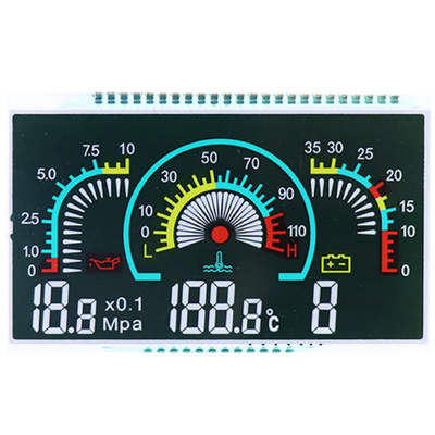 صفحه نمایش LCD بخش سفارشی برای لیفتراک اندازه گیری دسته نمایش شماره، صفحه نمایش LCD تک رنگ