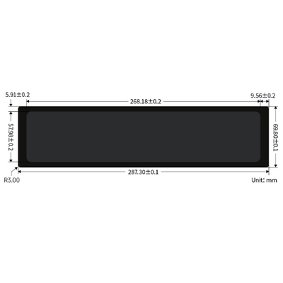 11.9 اینچ Capacitive Screen 320×1480 مانیتور IPS با سیگنال خروجی HDMI پشتیبانی از Raspberry Pi Windows