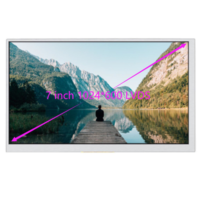 7 اینچ 1024x600 LVDS TFT LCD با CTP، PCAP صفحه لمسی 7 اینچ IPS