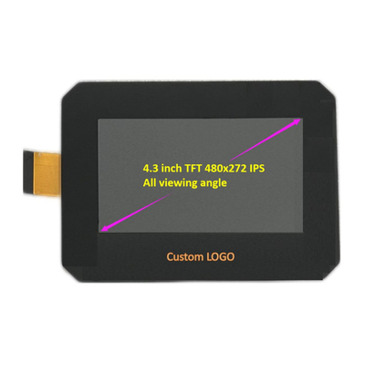 4.3 اینچ TFT LCD Display چین تولید کننده تامین کننده، 4.3 اینچ ماژول LCD TFT منظره ای با روشنایی 350 نیت