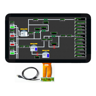 روشنایی بالا 1000Nits 21.5 اینچ IPS TFT LCD Display FHD رزولوشن با رابط LVDS