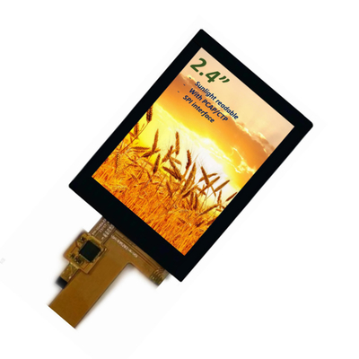 ماژول LCD صفحه لمسی 2.4 اینچ صفحه نمایش قابل خواندن نور خورشید، 2.4 اینچ تمام زاویه مشاهده صفحه لمسی LCD