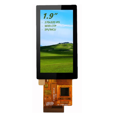 صفحه نمایش LCD TFT IPS 1.9 اینچی | رابط SPI/Parallel 176x320 | درایور ST7789P3 | -20℃~70℃ صنعتی