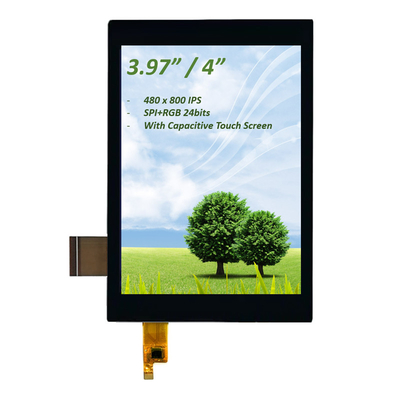 صفحه نمایش PCAP TFT 4 اینچ (3.97&quot;) ، 4 اینچ TFT LCD SPI + RGB Interface IPS Capacitive Touch Screen