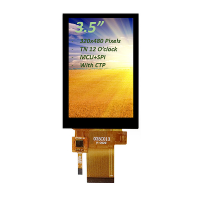 3صفحه نمایش LCD TFT 5 اینچی با رابط ILI9488 MCU، صفحه نمایش LCD TFT 3.5 اینچی با پنل لمسی ظرفیت