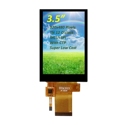 3صفحه نمایش LCD TFT 5 اینچی با رابط ILI9488 MCU، صفحه نمایش LCD TFT 3.5 اینچی با پنل لمسی ظرفیت