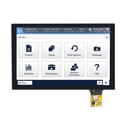 صفحه نمایش LCD TFT 10.1 اینچ 1280x800 پیکسل IPS نوع LVDS با CTP