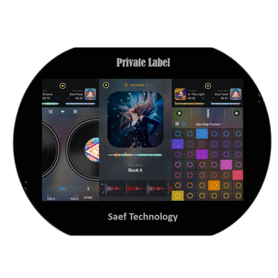 صفحه نمایش LCD TFT 10.1 اینچ 1280x800 پیکسل IPS نوع LVDS با CTP
