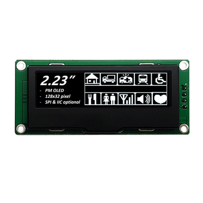 128x32 نقاط OLED گرافیک ماژول نمایش 2.23 اینچ SPI رابط