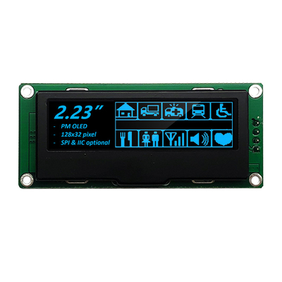 128x32 نقاط OLED گرافیک ماژول نمایش 2.23 اینچ SPI رابط