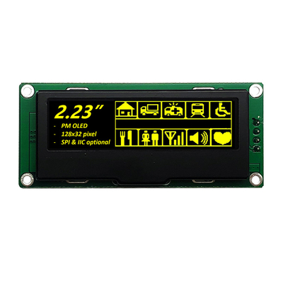 128x32 نقاط OLED گرافیک ماژول نمایش 2.23 اینچ SPI رابط
