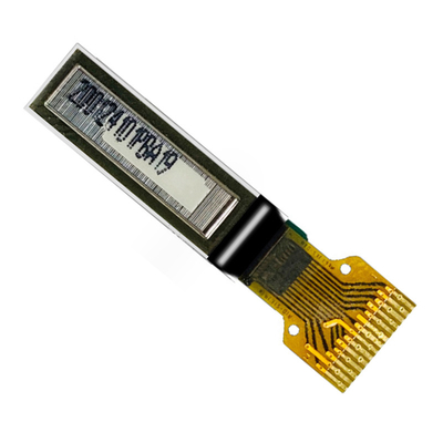 0.63 اینچ 120x28 پیکسل ماژول صفحه نمایش OLED ماتریس غیر فعال رنگ سفید تک رنگ