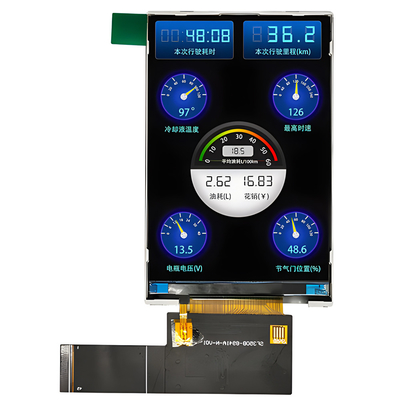 ماژول نمایشگر 3.5 اینچی TFT LCD 320x480 HVGA IPS زاویه دید کامل با رابط RGB/MCU/SPI ماژول نمایشگر TFT LCD