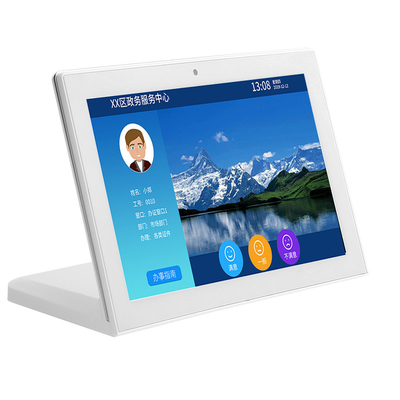صفحه نمایش لمسی حرفه ای L-Shaped 10.1 Inch Portrait Android با RJ45 POE و HDMI برای برنامه های کاربردی تجاری
