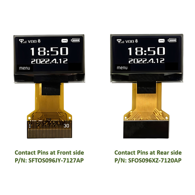 0.96 اینچ ماژول صفحه نمایش OLED 128x64 پیکسل SPI I2C رابط وصل