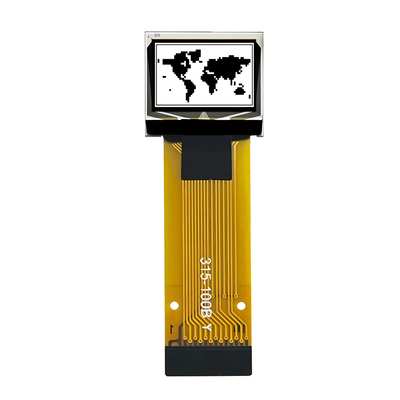 0.42 اینچ صفحه نمایش کوچک OLED 72x40 گرافیک ZIF اتصال SPI و IIC رابط