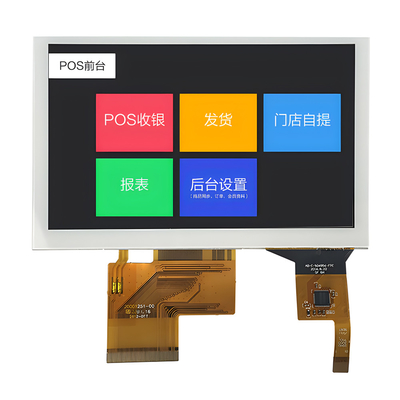 صفحه نمایش لمسی 5 اینچی LCD TFT، صفحه نمایش لمسی خازنی صنعتی 800×480