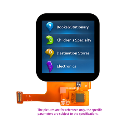 1.54 اینچ PCAP TFT Capacitive Display 320*320 Dot LCD رابط MIPI