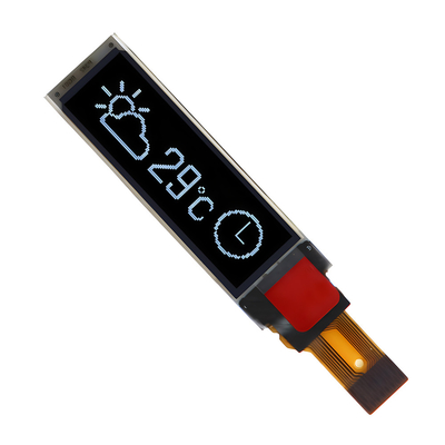 0.87 اینچ ماژول صفحه نمایش OLED 128x32 پیکسل رابط I2C متن سفید / آبی