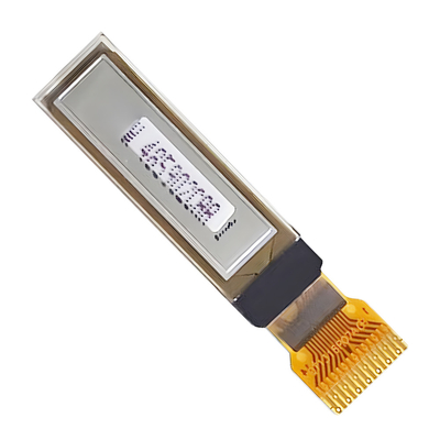 0.87 اینچ 128x32 صفحه نمایش کوچک OLED IIC رابط متن سفید