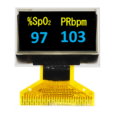 دو رنگ زرد + آبی 0.96 اینچ صفحه نمایش نازک OLED رابط SPI