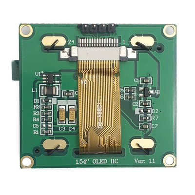 1.54 اینچ I2C رابط SSD1309 صفحه نمایش گرافیکی OLED با منطقه فعال 35.06 x 17.52 mm 128x64 رزولوشن